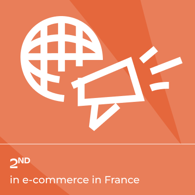 2nd in e-commerce in France